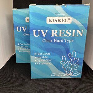KISREL UV Resin 1000g - UV Resin - Crystal Clear, Fast-Curing Craft Resin